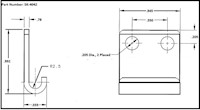 <!-SK-4042 Latch Strikes Line Drawing->