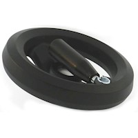 2 Spoke Nylon Handwheels with Folding Handle - 4