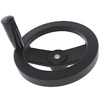 2 Spoke Aluminum Handwheels with Revolving Handle - 4