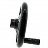 3 Spoke Phenolic Handwheels with Revolving Handle - 4