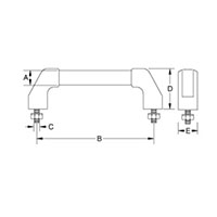 <!-Aluminum Tube Handles - 2->