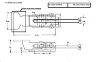 <!-CA-1160 and CA-1165 Ball End Style Adjustable Latches - 2->
