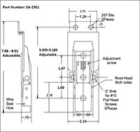 <!-CA-2501 Adjustable Tension Latches - 2->