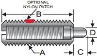 <!-Brass Standard Spring Plungers with Standard End Force - 2->