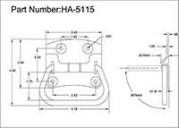 <!-HA-5115 Chest Handles -2>