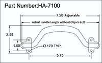 <!-HA-7100 Tubular Chest Handles - 2->