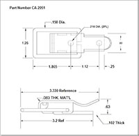 <!-CA-2051 Over-Center Draw Latches with Straight Loop Bail - 2->