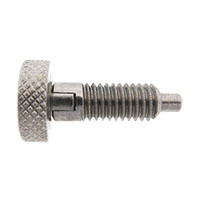 Knurled Knob Locking Nose Retractable Plungers without Nylon Patch Knurled Knob Locking Nose Retractable Plungers without Nylon Patch