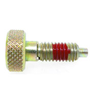 Knurled Knob Non-Locking Nose Retractable Plungers with Nylon Patch