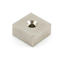 N42 to N52 Neodymium Block and Bar Magnets with Countersunk Holes