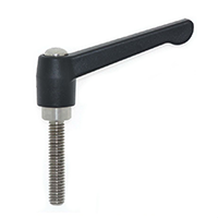 Classic Style Metric Plastic Adjustable Handles with Stainless Steel Stud Insert