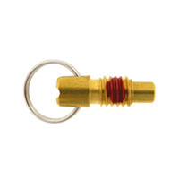 Stubby Pull Ring Locking Nose Retractable Plungers with Nylon Patch Stubby Pull Ring Locking Nose Retractable Plungers with Nylon Patch