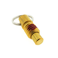 Stubby Pull Ring Locking Nose Retractable Plungers with Nylon Patch - 3