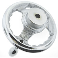 Offset Cast Iron Handwheels with or with no Revolving Handle - 4