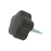 Studded Soft Touch 5 Lobe Hand Knobs