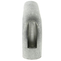Top Mount Tumbled Finish Aluminum Cabinet Handles - 3