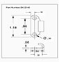 <!-SK-2140 Latch Strikes Line Drawing->