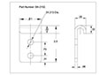 <!-SK-2152 Latch Strikes Line Drawing->
