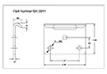 <!-SK-3011 Latch Strikes Line Drawing->