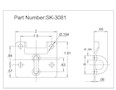 <!-SK-3081 Latch Strikes Line Drawing->