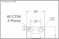 <!-SK-3400 Latch Strikes Line Drawing->