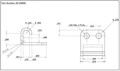 <!-SK-3500M Latch Strikes Line Drawing->
