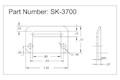 <!-SK-3700 Latch Strikes Line Drawing->