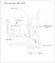 <!-SR-3500 Latch Strikes Line Drawing->
