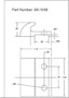 <!-SK-1046 Latch Strikes Line Drawing->