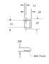 <!-SK-2000 Latch Strikes Line Drawing->