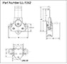 <!-LL-1062 Wing Turns-Link Locks Line Drawing->