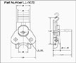 <!-LL-1070 Wing Turns-Link Locks Line Drawing->