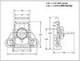 <!-LL-2342NS Wing Turns-Link Locks Line Drawing->