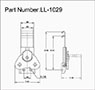 <!-LL-1029 Wing Turns-Link Locks Line Drawing->