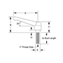 <!-Classic Style Metric Plastic Adjustable Handles with Stainless Steel Stud Insert - 2->
