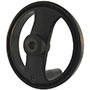 2 Spoke Plastic Handwheels with Folding Handles - 3