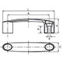 <!-Top Mount Plastic European Style Pull Handles - 2->