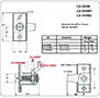 <!-CA-4498 Adjustable Compression Latches Line Drawing->