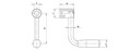 <!-Steel Crank Handles Line Drawing->