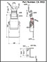 <!-CA-3502 Draw Latches Compression Springs Line Drawing->