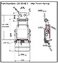 <!-CA-3540S Draw Latches Compression Springs Line Drawing->