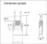 <!-CA-3525 Draw Latches with Compression Springs Line Drawing->