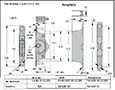 <!-CA-R2 ST CZ 205 Joint Panel Latches Line Drawing->
