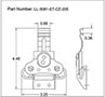 <!-LL-3081 Wing Turns-Link Locks Line Diagram->