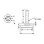 <!-LevelStar Elastomer Base Leveling Pads Line Drawing->