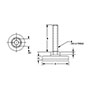 <!-LevelStar Nylon Base Leveling Pads Line Drawing->