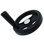 Euro Style Nylon Handwheels with Revolving Handle