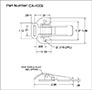 <!-CA-4009 Over-Center Catches Line Drawing->