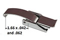CA-4210 Over-Center Draw Latches with Solid Curved Hook