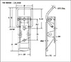 <!-CA-2400 Over Center Draw Latches with Curved Loop Bail - 2->